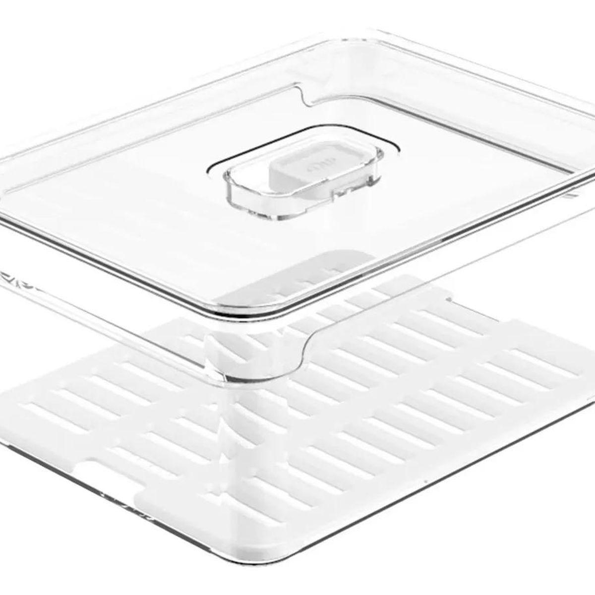 GENERICO - Organizador para refrigerador Clear Fresh 2,2 litros