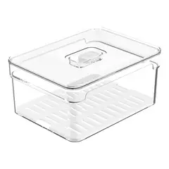GENERICO - Organizador para refrigerador Clear Fresh 2,2 litros