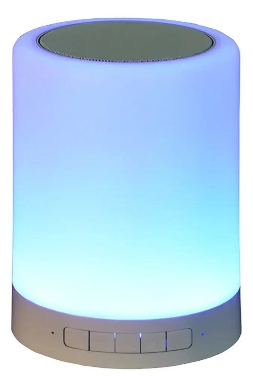 GENERICO Parlante Bluetooth Recargable con Luz y Control Táctil