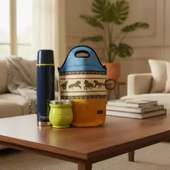 GENERICO - Set Matero Completo con Bombilla, Termo Bala y Bolso