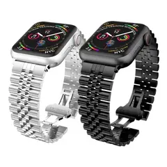 GENERICO - Correa Para Apple Watch Metálica Acero Inoxidable 42 / 44 / 45 / 49mm