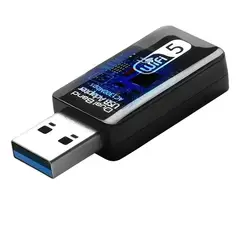 GENERICO - Adaptador Antena Wifi Usbbluetooth 1300 Mbps Para Pc Antena BELUG