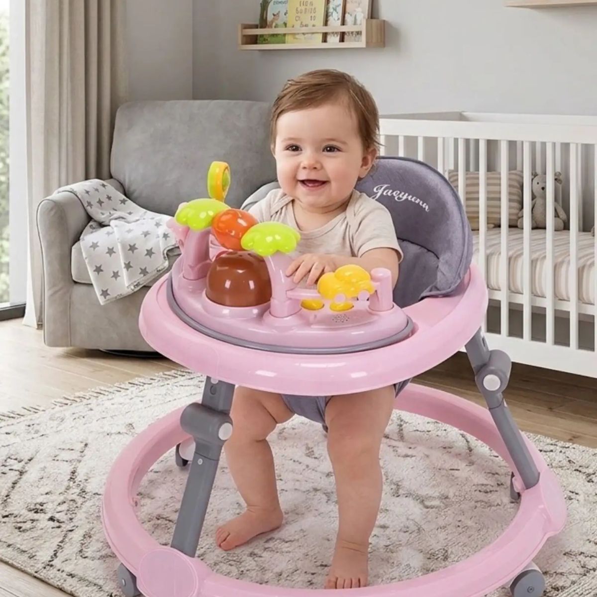GENERICO - Andador Musical Para Bebé Interactivo Ergonómico Plegable Seguro1