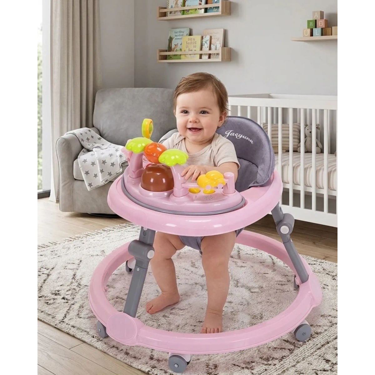 GENERICO - Andador Musical Para Bebé Interactivo Ergonómico Plegable Seguro1