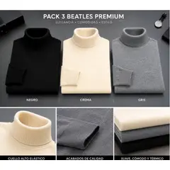 XPRESS RECHARGE - 3 Beatles Cuello alto Premium