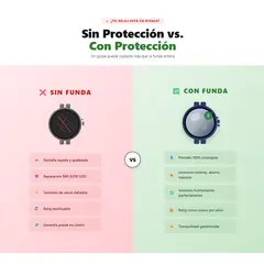 GENERICO - Protector Carcasa + Vidrio Samsung Galaxy Watch 7 40mm