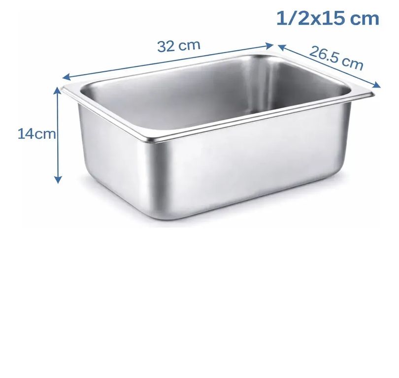 GENERICO Contenedor Cambro Deposito Gastronómico 32x26.5x14 1215