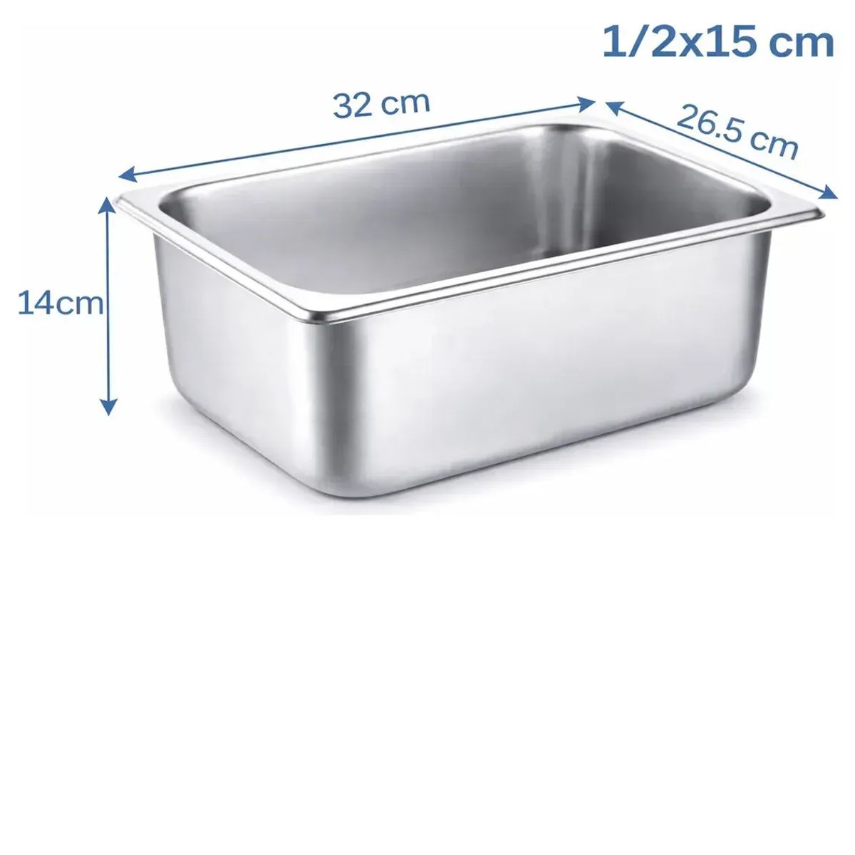 GENERICO - Contenedor Cambro Deposito Gastronómico 32x26.5x14 1215