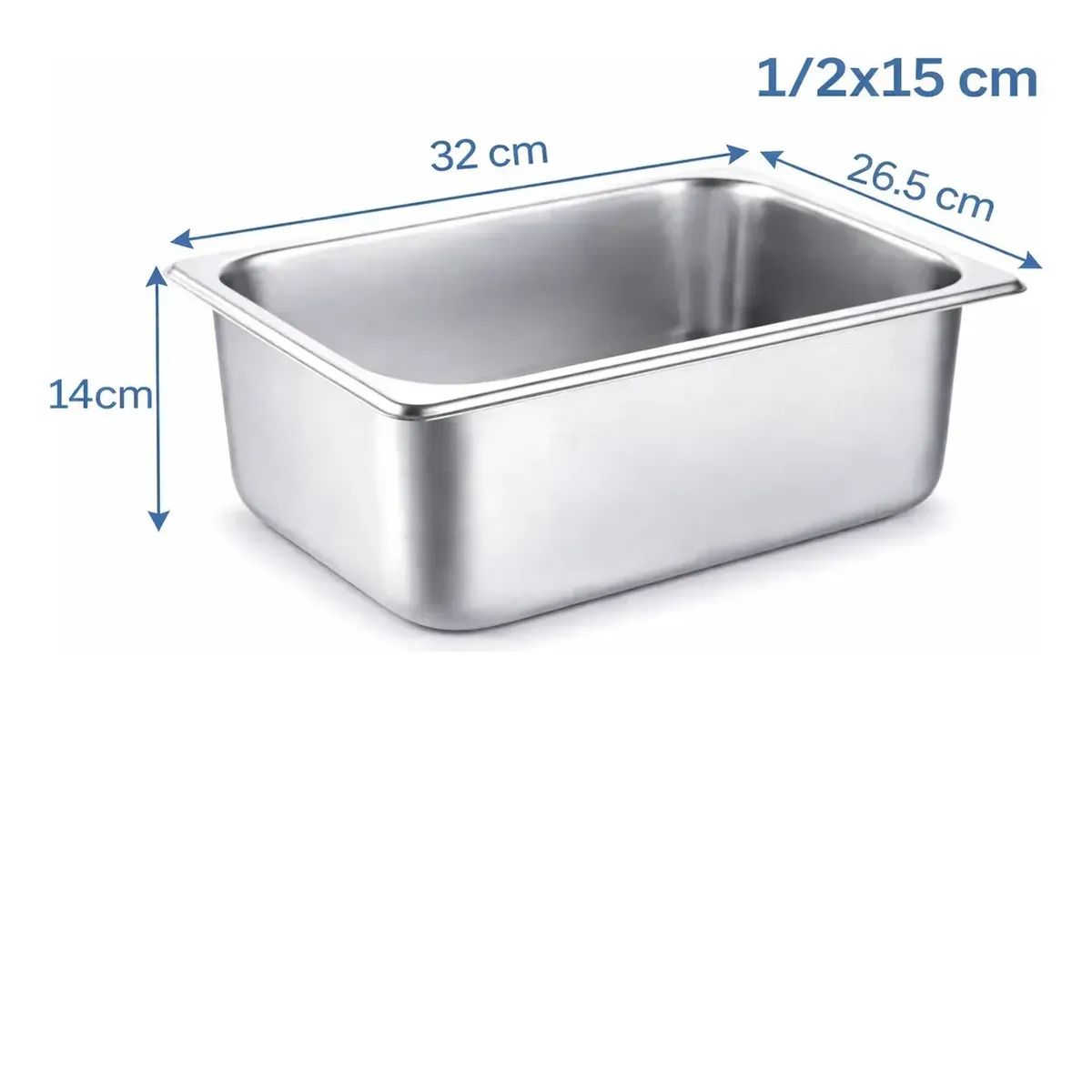 GENERICO - Contenedor Cambro Deposito Gastronómico 32x26.5x14 1215