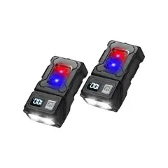 GENERICO - Pack X2 Linterna Recargable Giratoria Iman Linterna Mini Labg