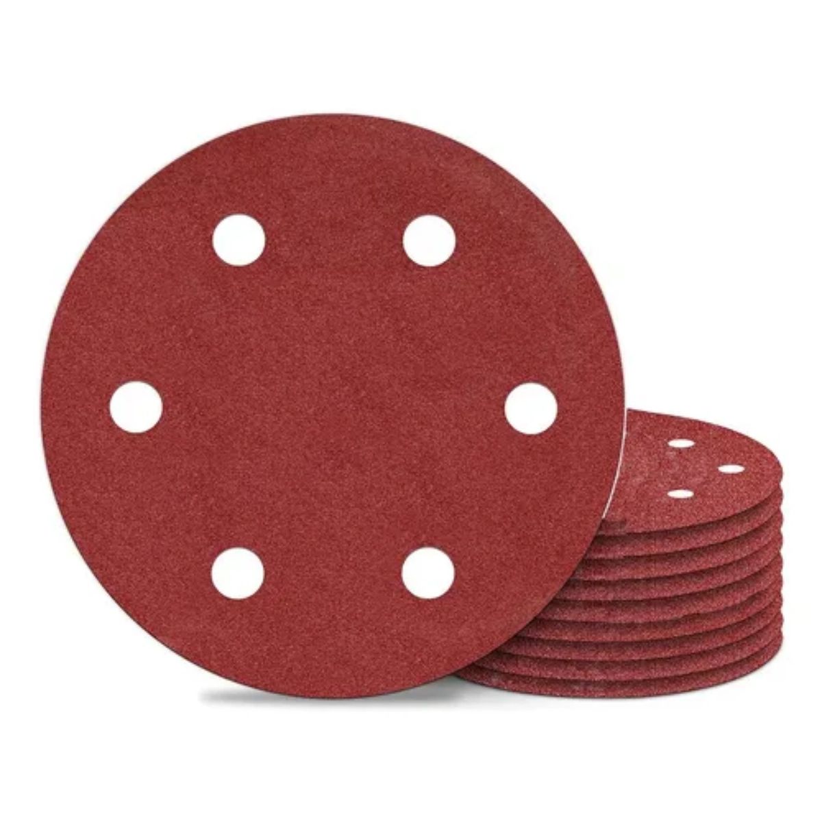 GENERICO - 10 Unidades Disco Lija Velcro 225mm Grano 120 , 9pulgadas