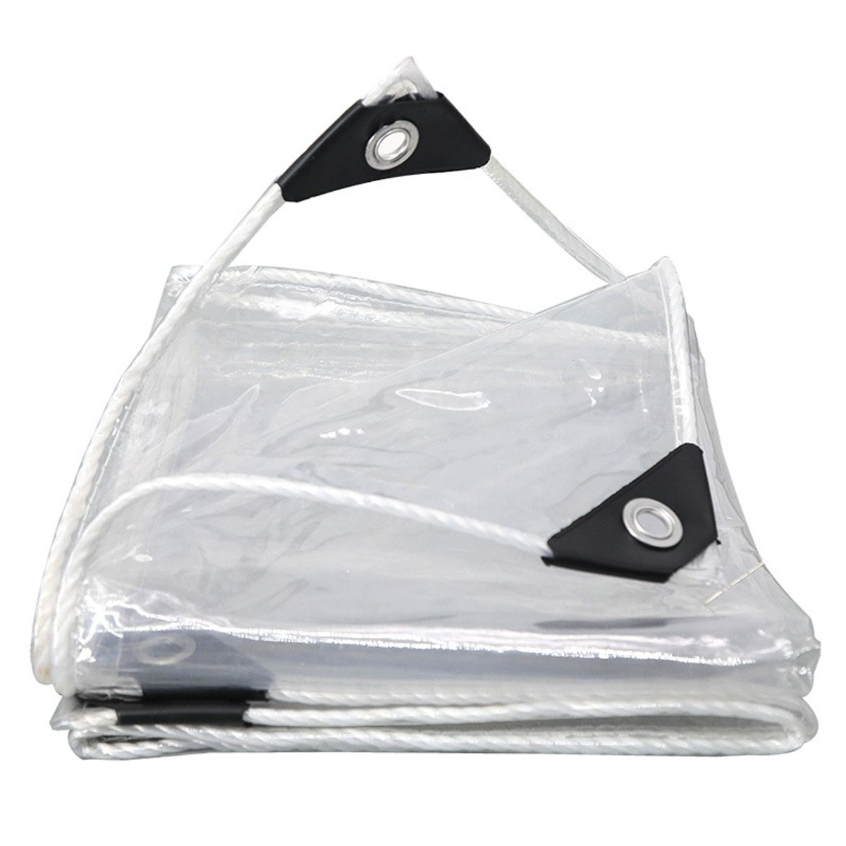 GENERICO - 2x3mts Lona de vinilo transparente resistente de 0,5 mm, lona transparente de PVC