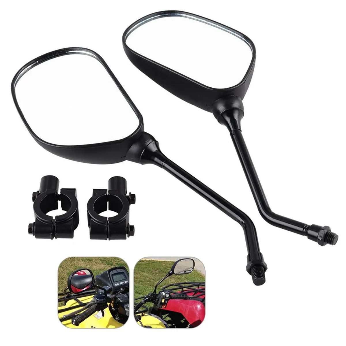 GENERICO - Espejo Retrovisor Lateral Ajustable Para Motocicleta Atv