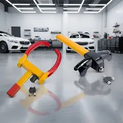IRM - Traba volante antirrobo tranca volante traba rueda pack auto dispositivos de seguridad vehicular