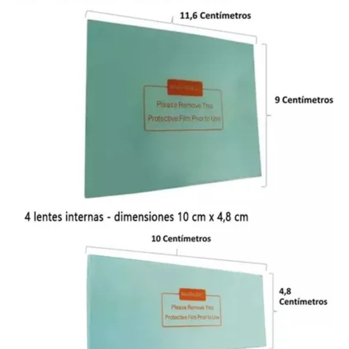 8x Micas De Repuesto Para Máscara De Soldar Tamaño 11,6x9cm, marca GENERICO - Foto 2