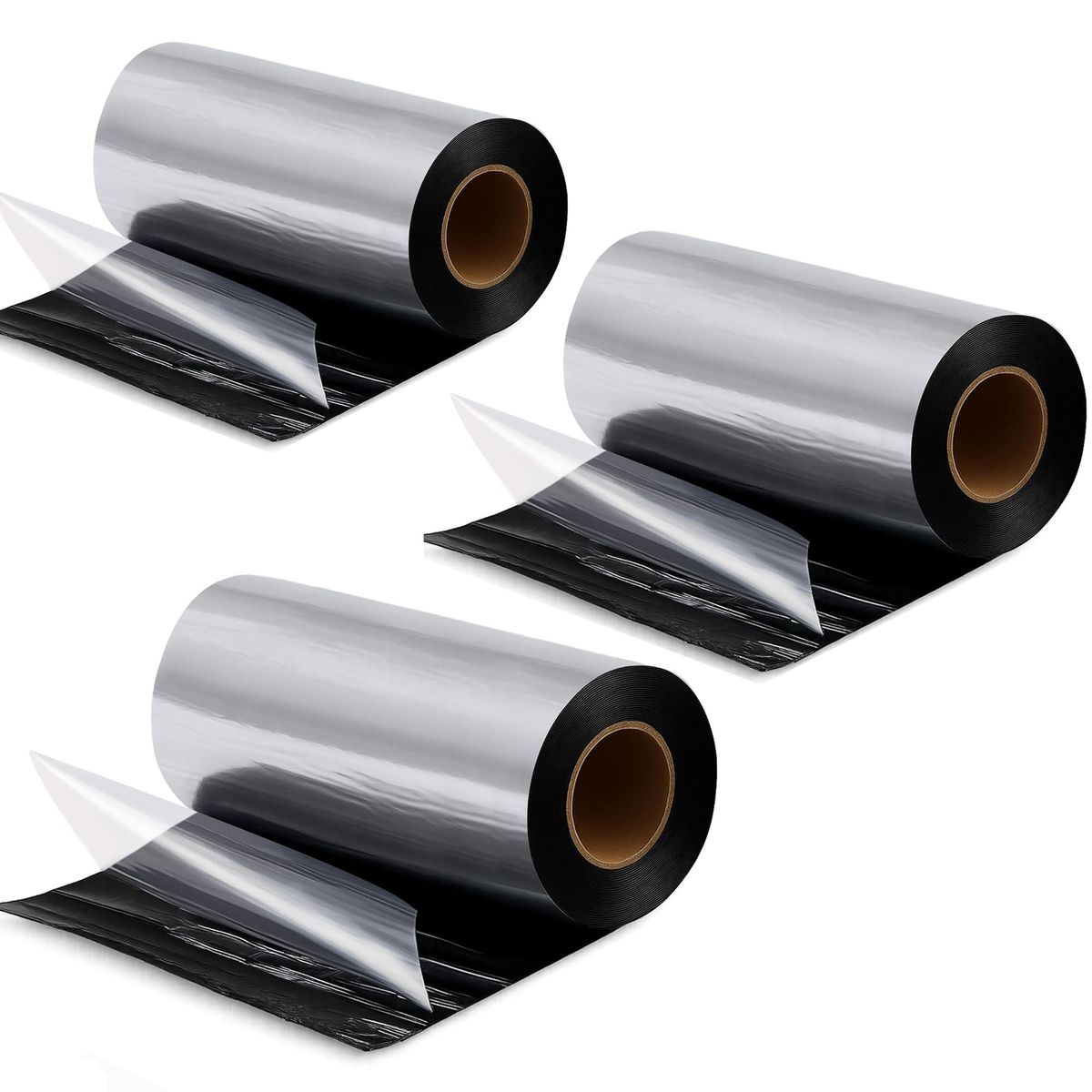 GENERICO - Pack 3pcs Cinta impermeable 5cm x 10mts para reparación de techos, cinta bituminosa