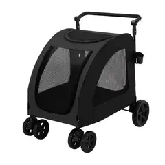 KUANGYE - Coche Transportador De Mascotas Negro