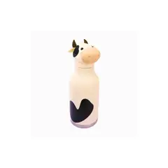 ASOBU - Botella Termica Bestie Vaca Blanco con Negro 460 ml