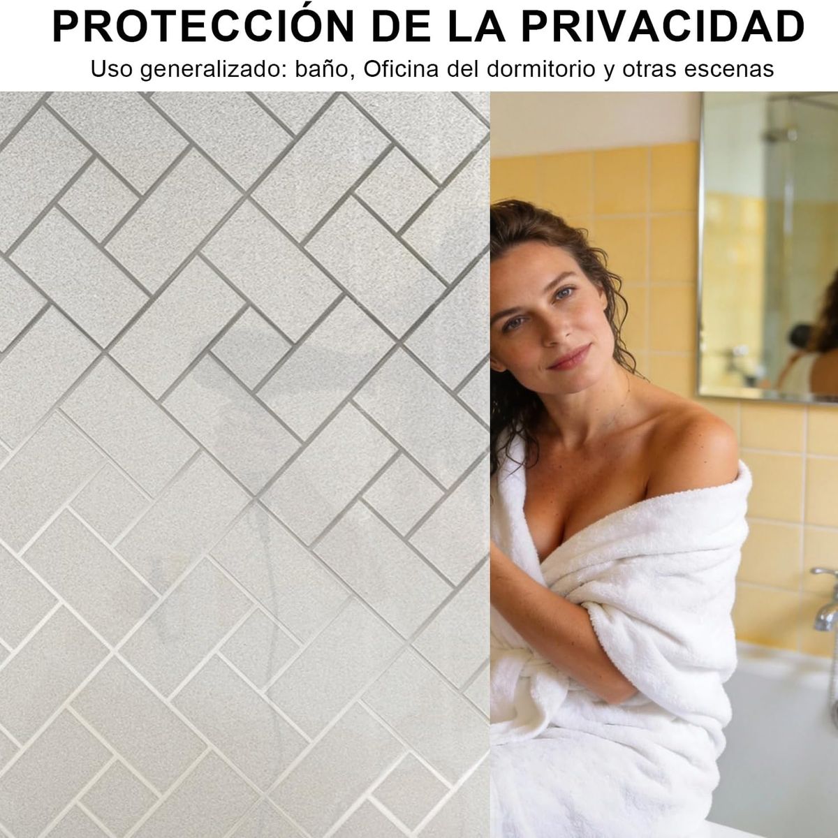 KUANGYE - Rollo Film Para Vidrios Empavonado Esmerilado Usa Ventana