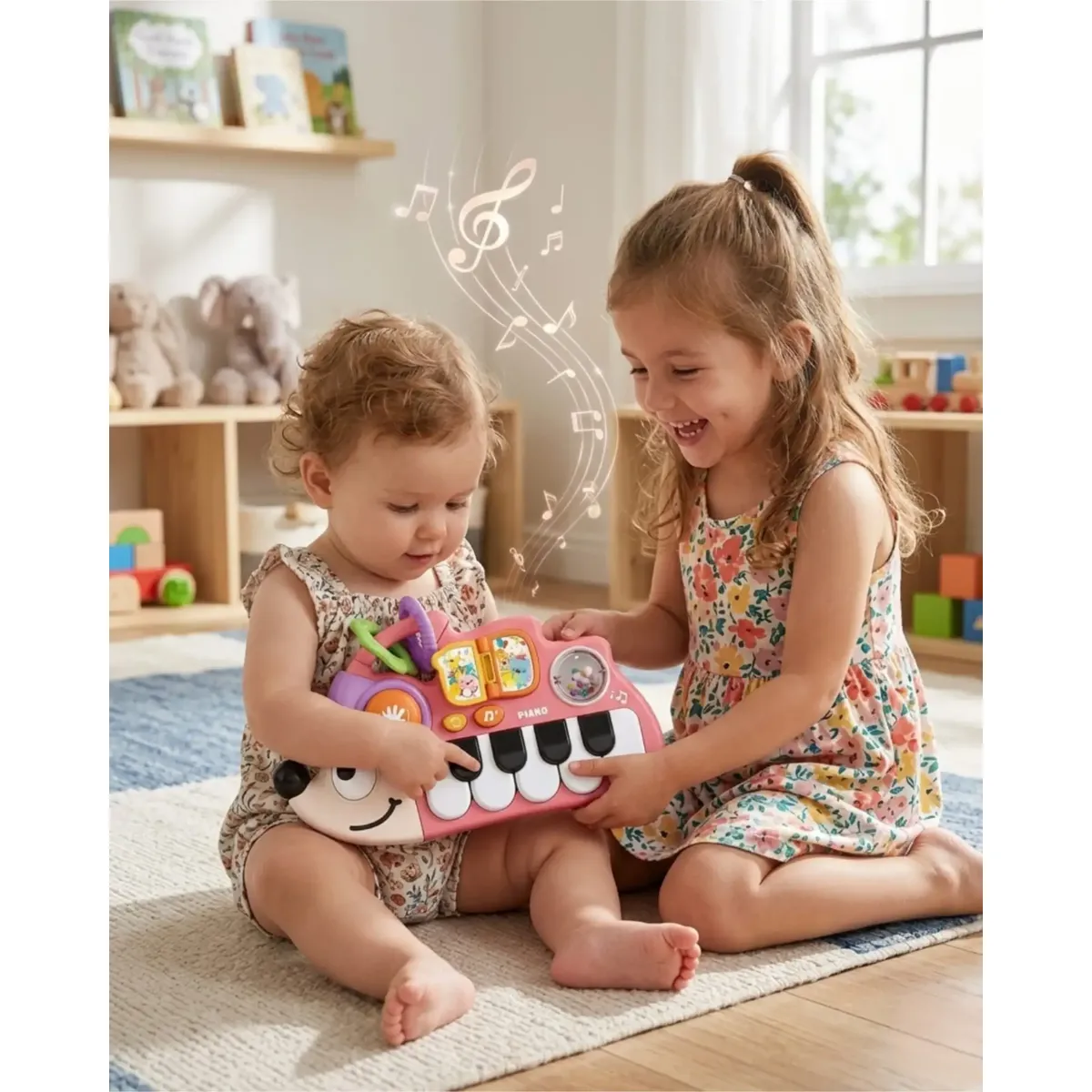 GENERICO - Juguete Didáctico Piano Erizo Musical Estimulación Infantil