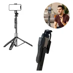 GENERICO - Trípode Extensible para Celular con Bluetooth 170 cm