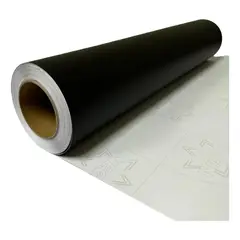 GENERICO - Vinilo adhesivo de corte negro 61 cm x 12 m