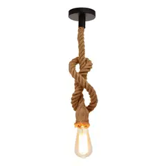 WANT - Lampara Colgante Cuerda Rustica