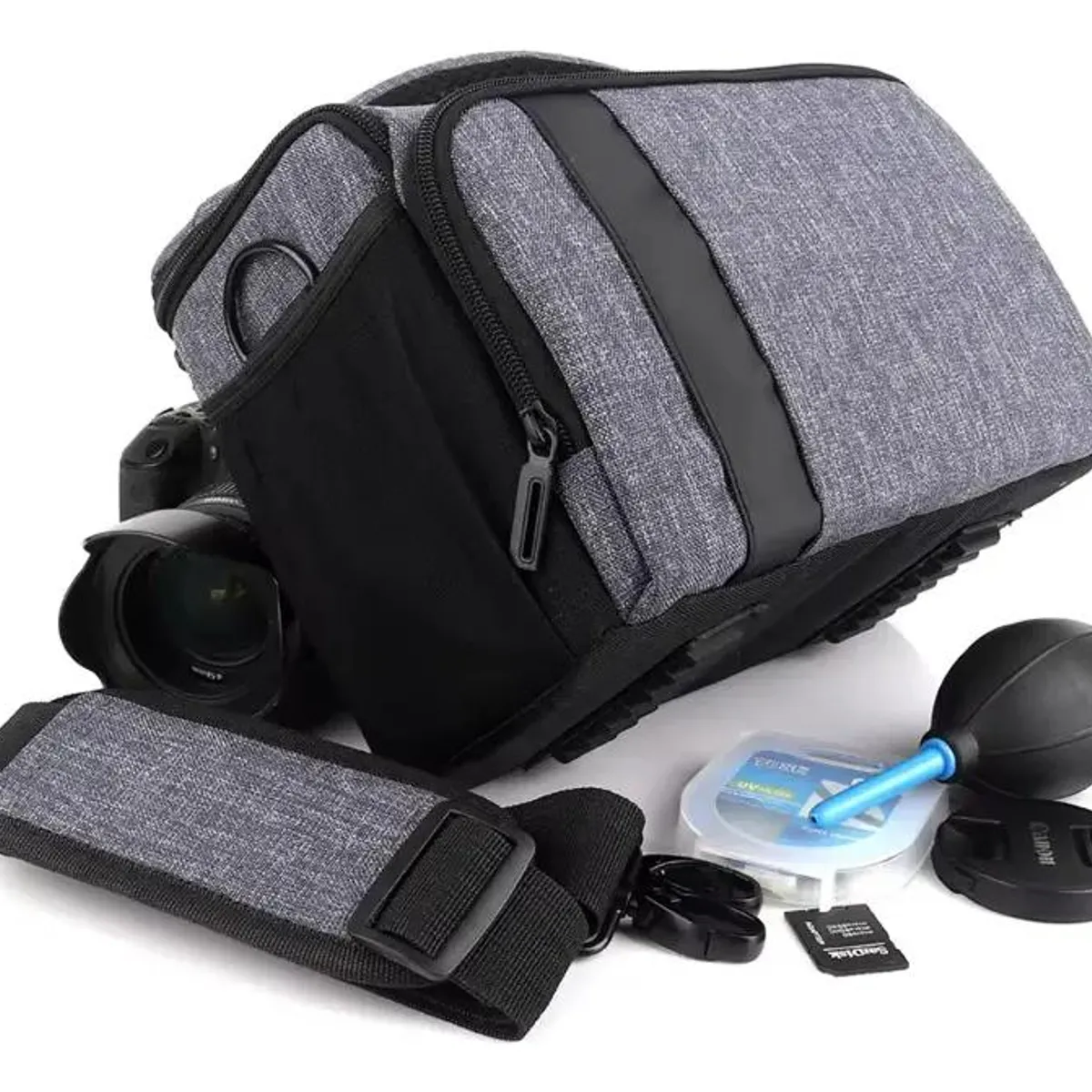 GENERICO - Bolso para cámara DSLR con funda protectora