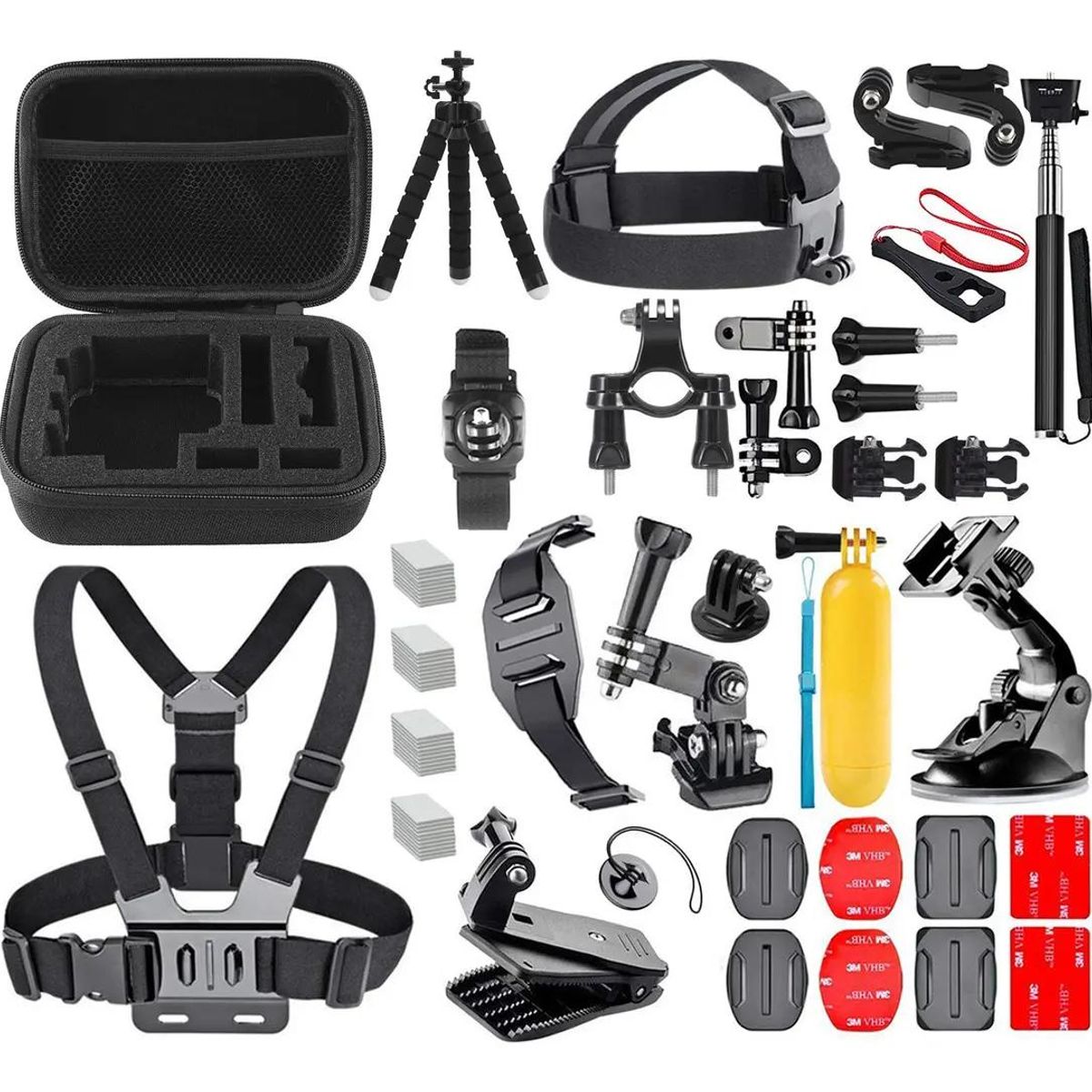 GENERICO - Kit de accesorios para cámara de acción deportiva