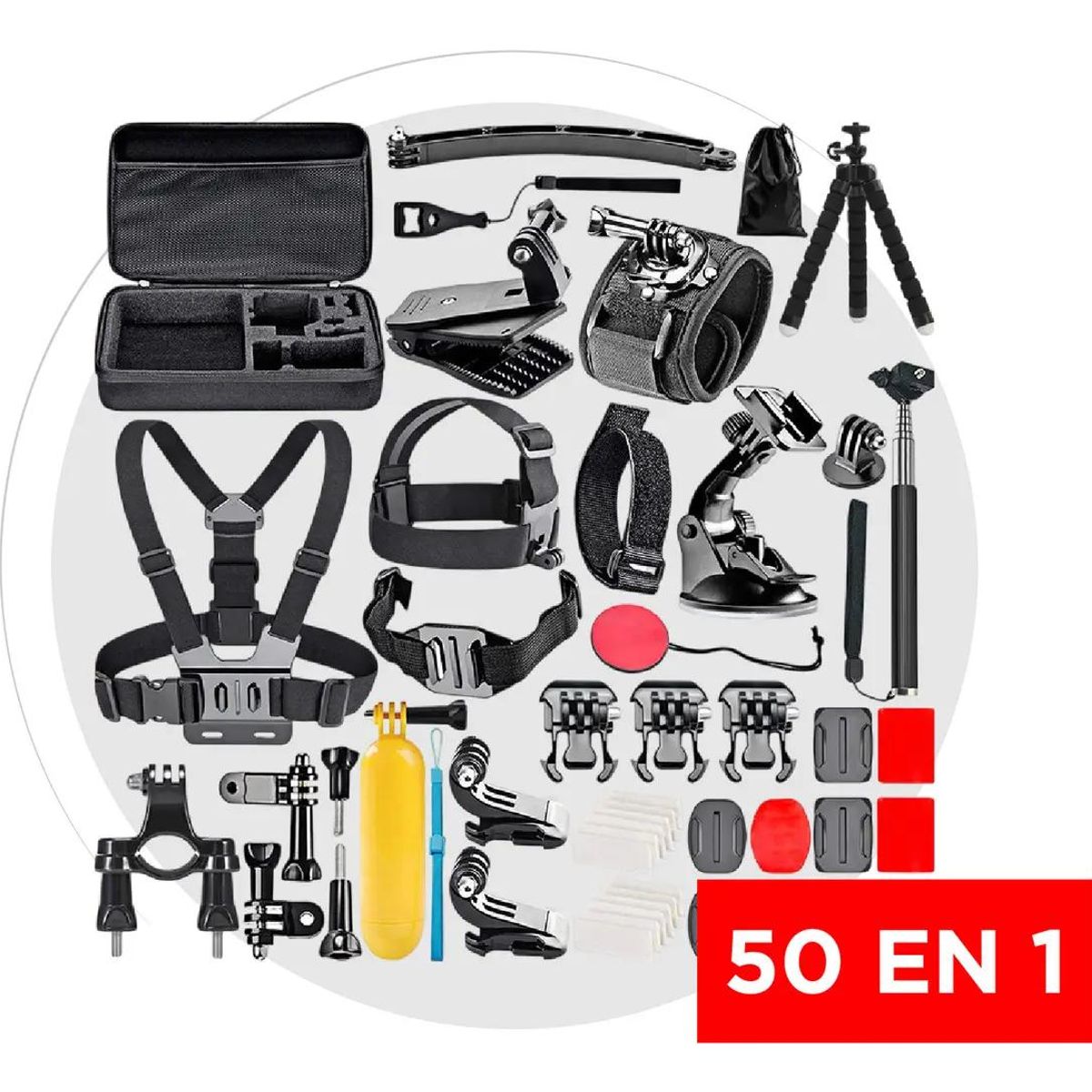 GENERICO - Kit Accesorios Profesional Universal 50 en 1 para Cámara