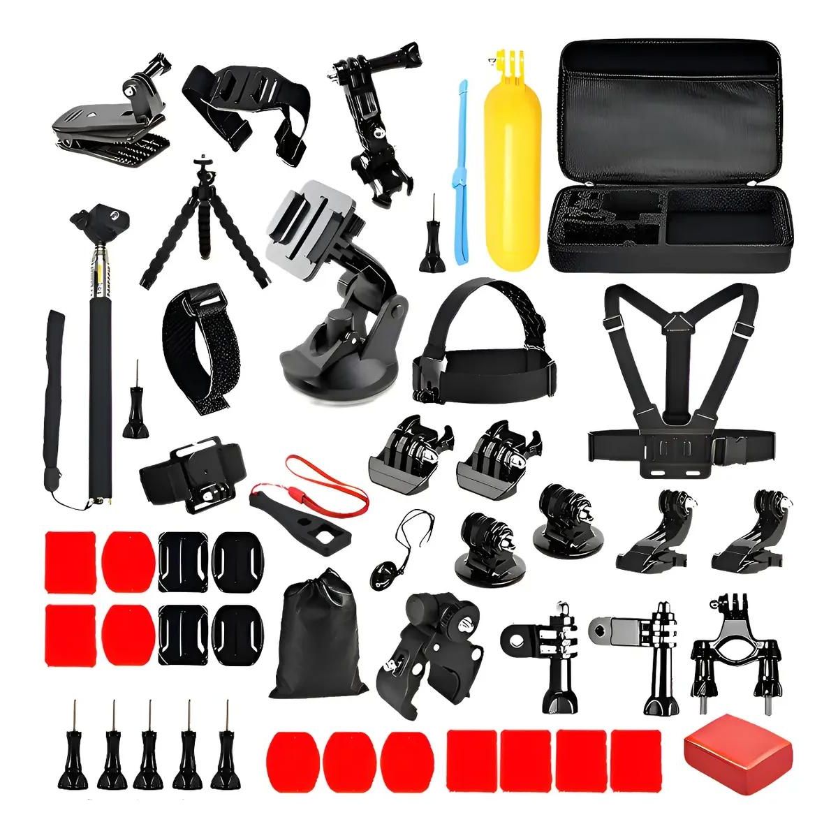 GENERICO - Set de 51 Accesorios para Cámara Deportiva