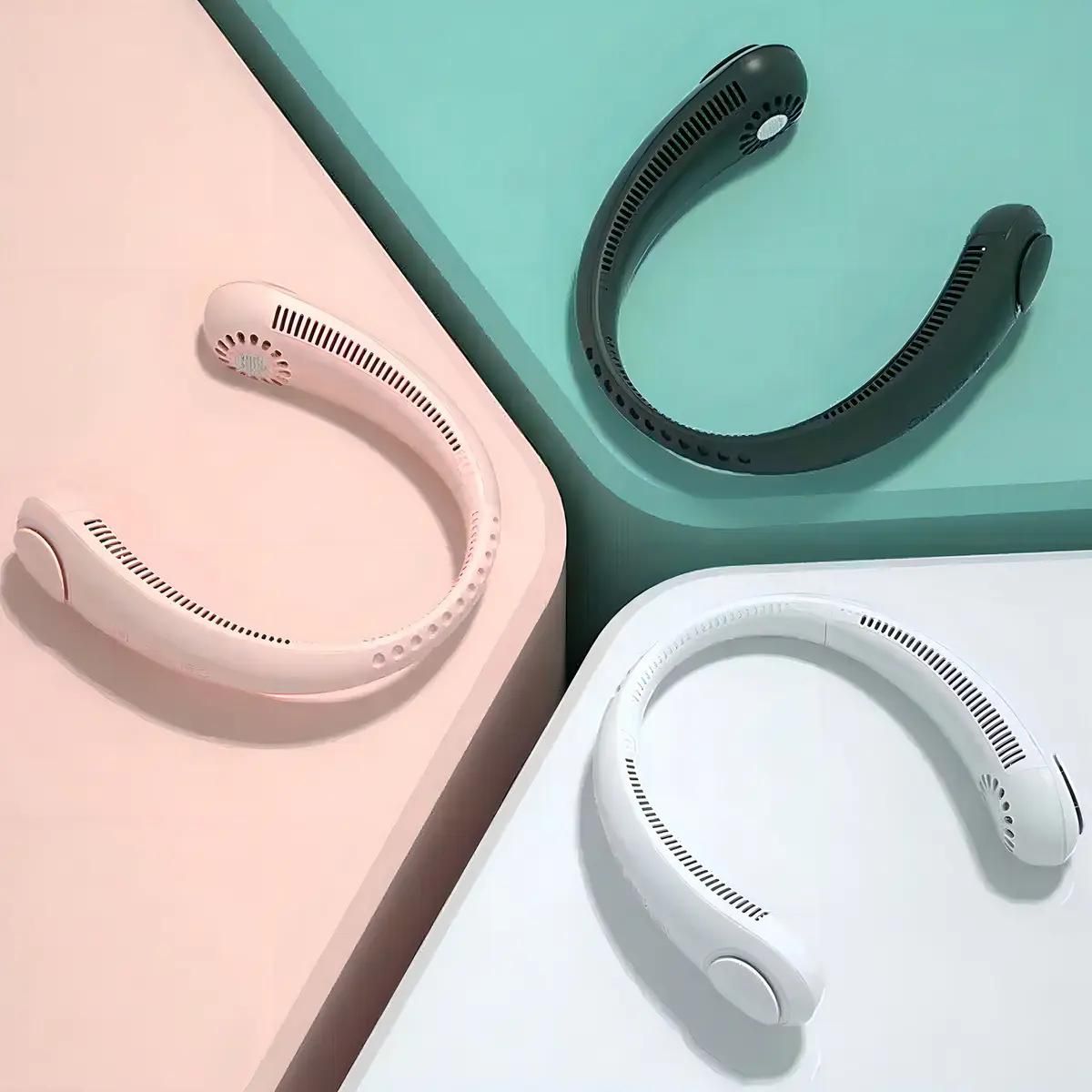 GENERICO - Ventilador portátil ajustable para cuello con USB
