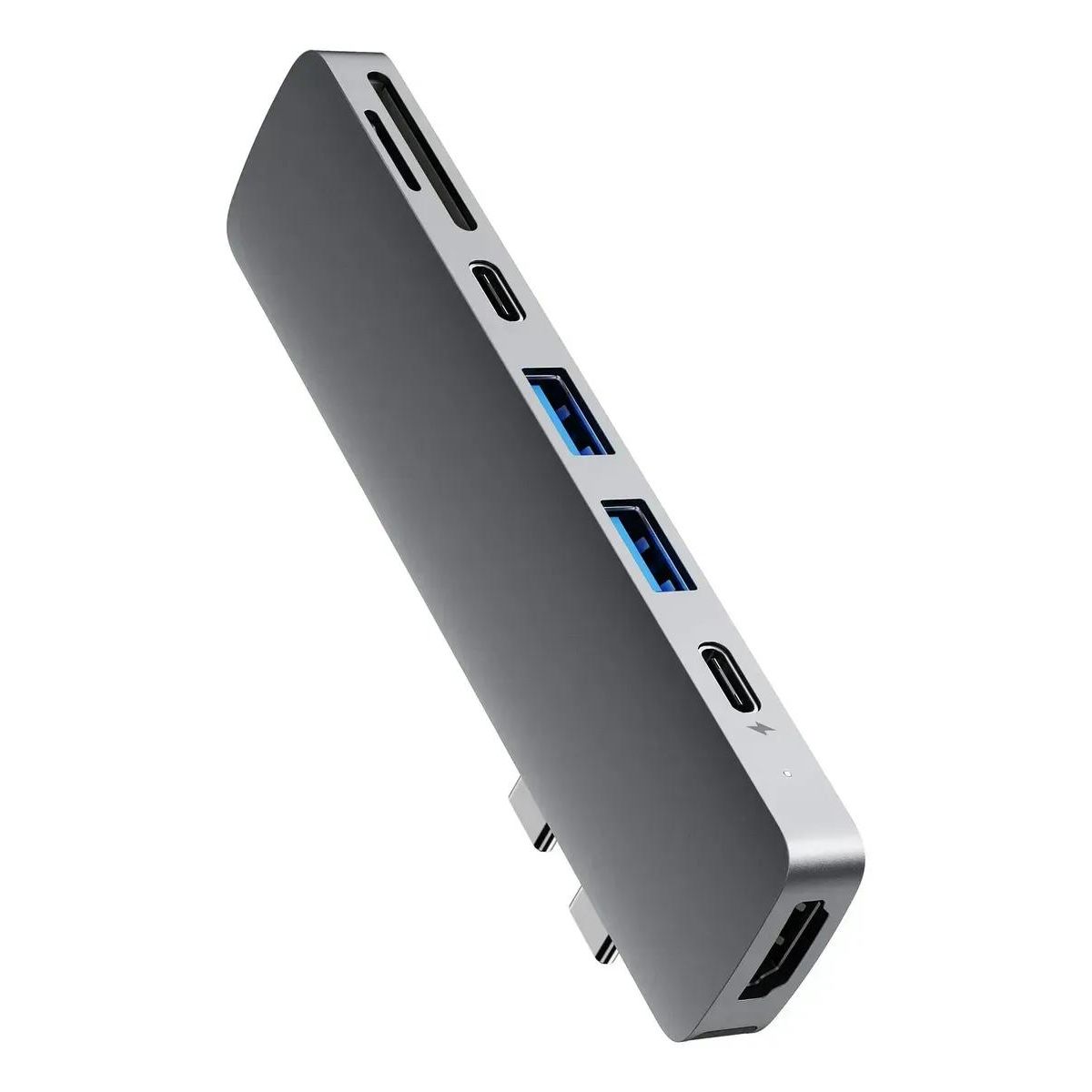 GENERICO - Hub USB-C 7 en 1 con HDMI 4K y lector SD/TF