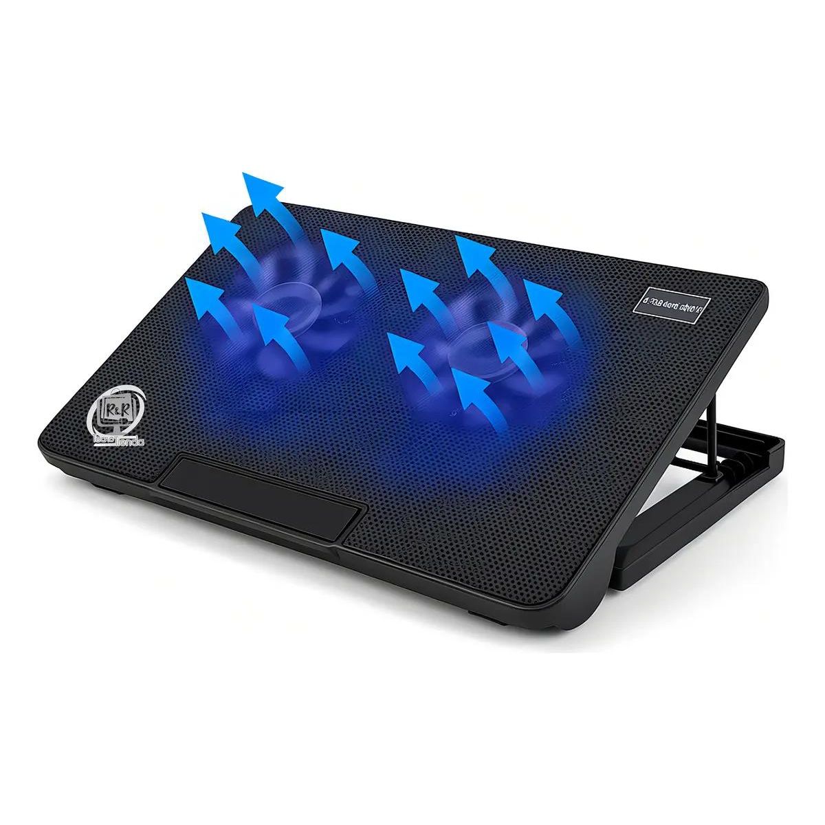 GENERICO - Soporte Vertical para Notebook Gamer Negro con Ventilador