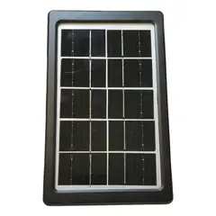 GENERICO - Panel Solar Portátil 8W con Puerto USB y Conectores