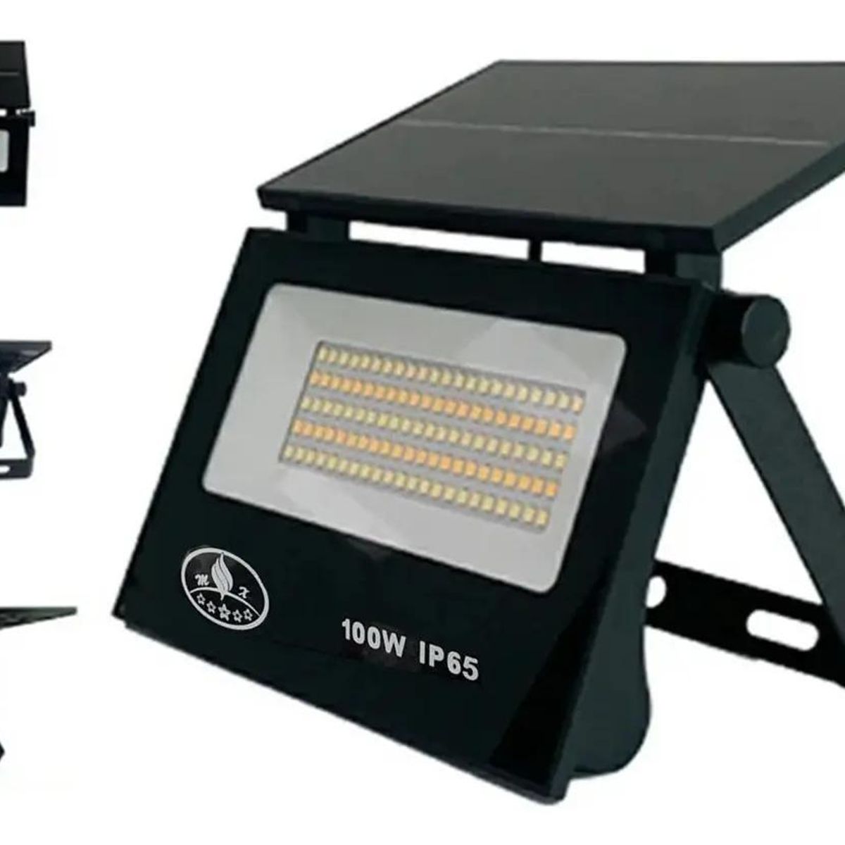 GENERICO - Reflector Solar LED 100W Blanco Frío para Exterior