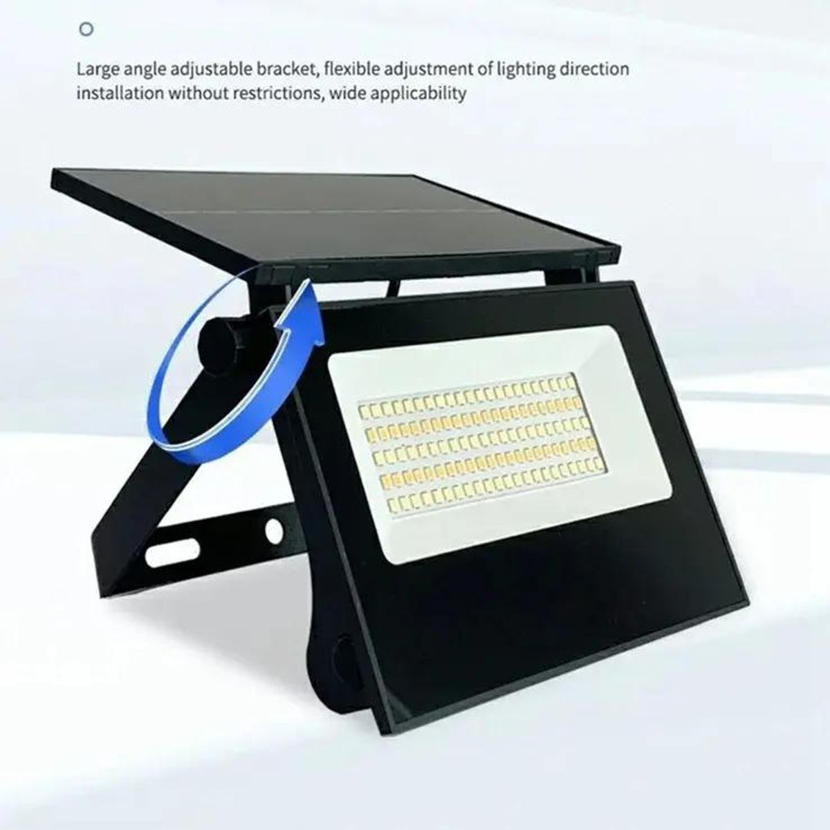 GENERICO - Reflector Solar LED 100W Blanco Frío para Exterior