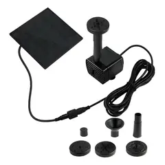 GENERICO - Bomba sumergible de agua 1.4W con panel solar