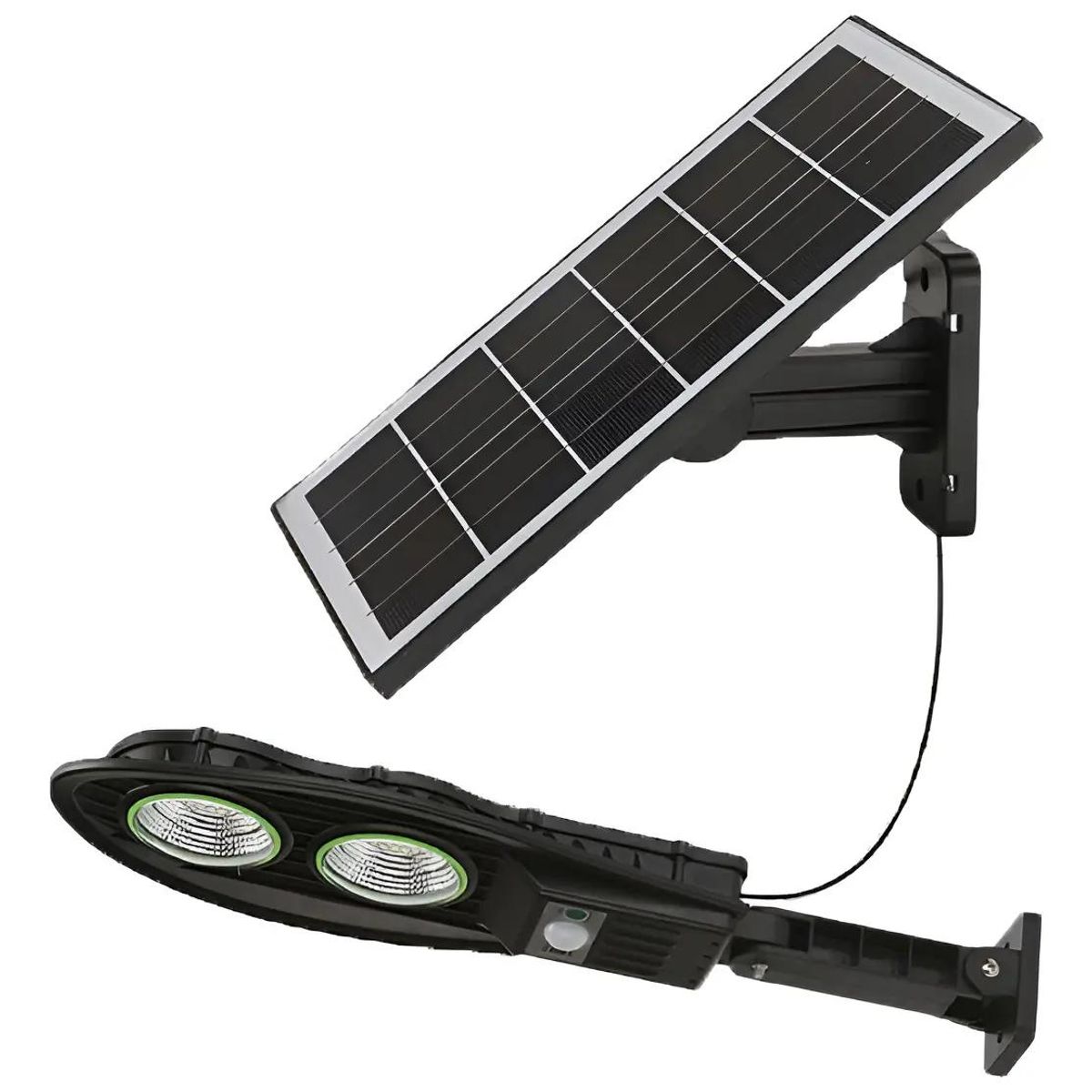 GENERICO - Foco LED Solar 100W con Sensor de Movimiento y Control