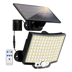 GENERICO - Lámpara Solar LED con Sensor de Movimiento para Exterior