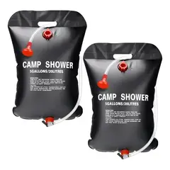 GENERICO - Ducha Solar Portátil 20L para Camping con Agua Caliente