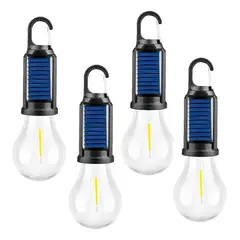 GENERICO - Lámpara Solar Recargable USB para Camping con Luz LED