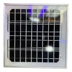 GENERICO - Panel Solar Monocristalino 5W 18V para Energía Renovable