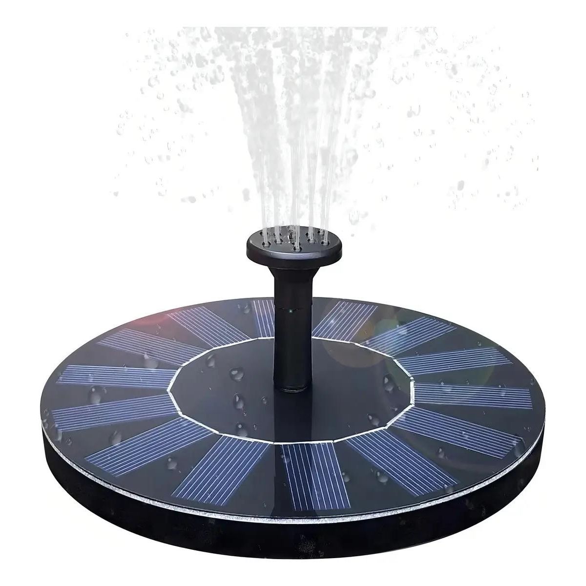 GENERICO - Fuente Solar Flotante con Bomba para Jardín