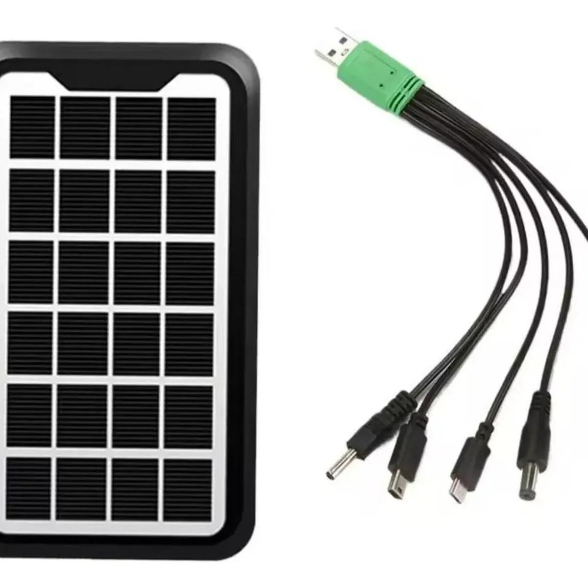 GENERICO - Panel Solar Multifuncional USB 6V 3.5W