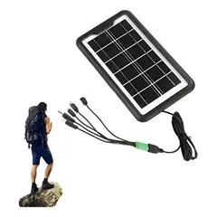 GENERICO - Panel Solar Multifuncional USB 6V 3.8W
