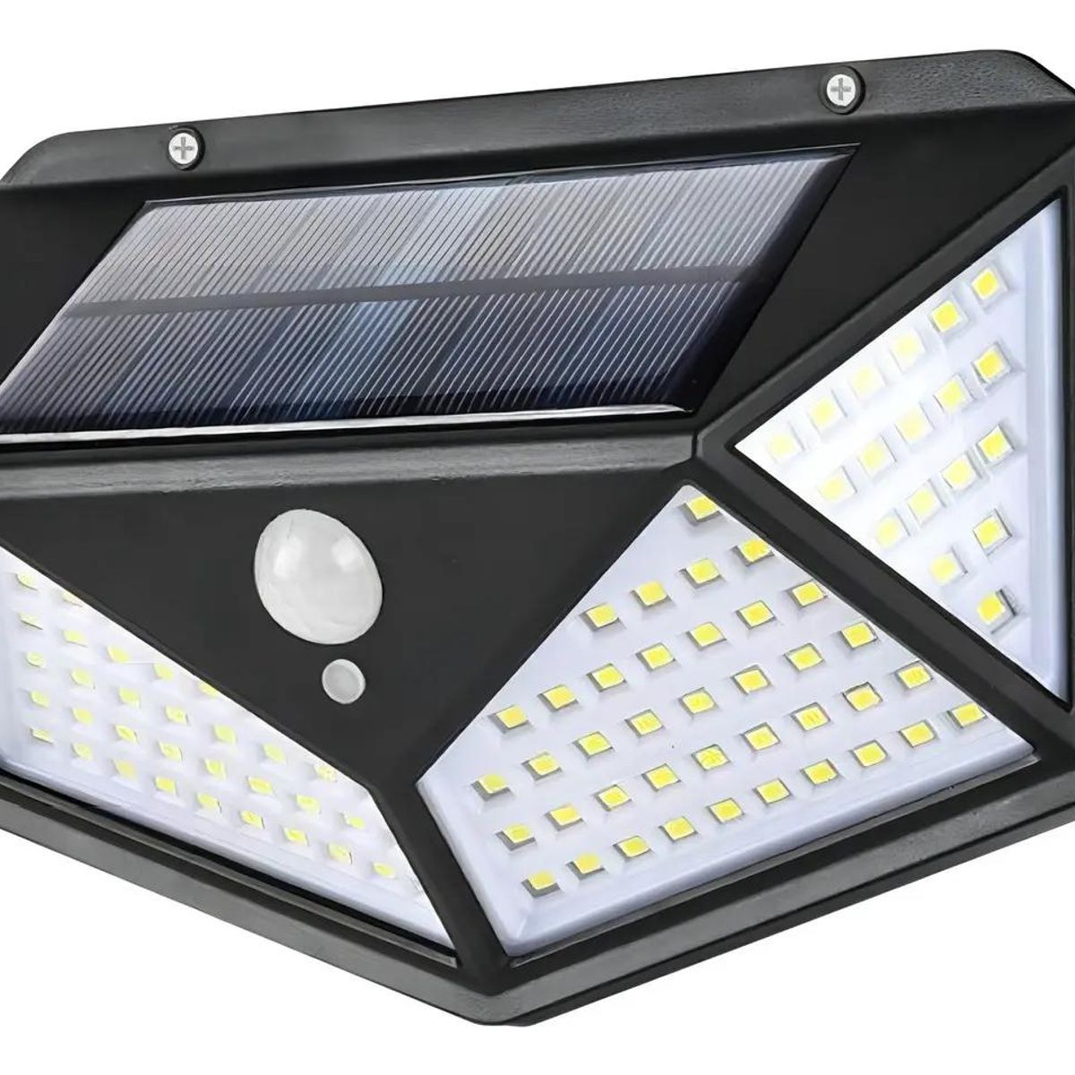 GENERICO - Pack 4 Lámparas Solares 100 LED con Sensor de Movimiento