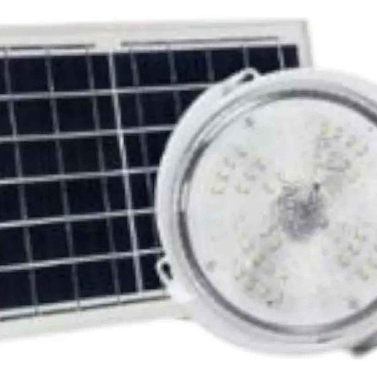 GENERICO - Foco solar interior 100W con panel y cable