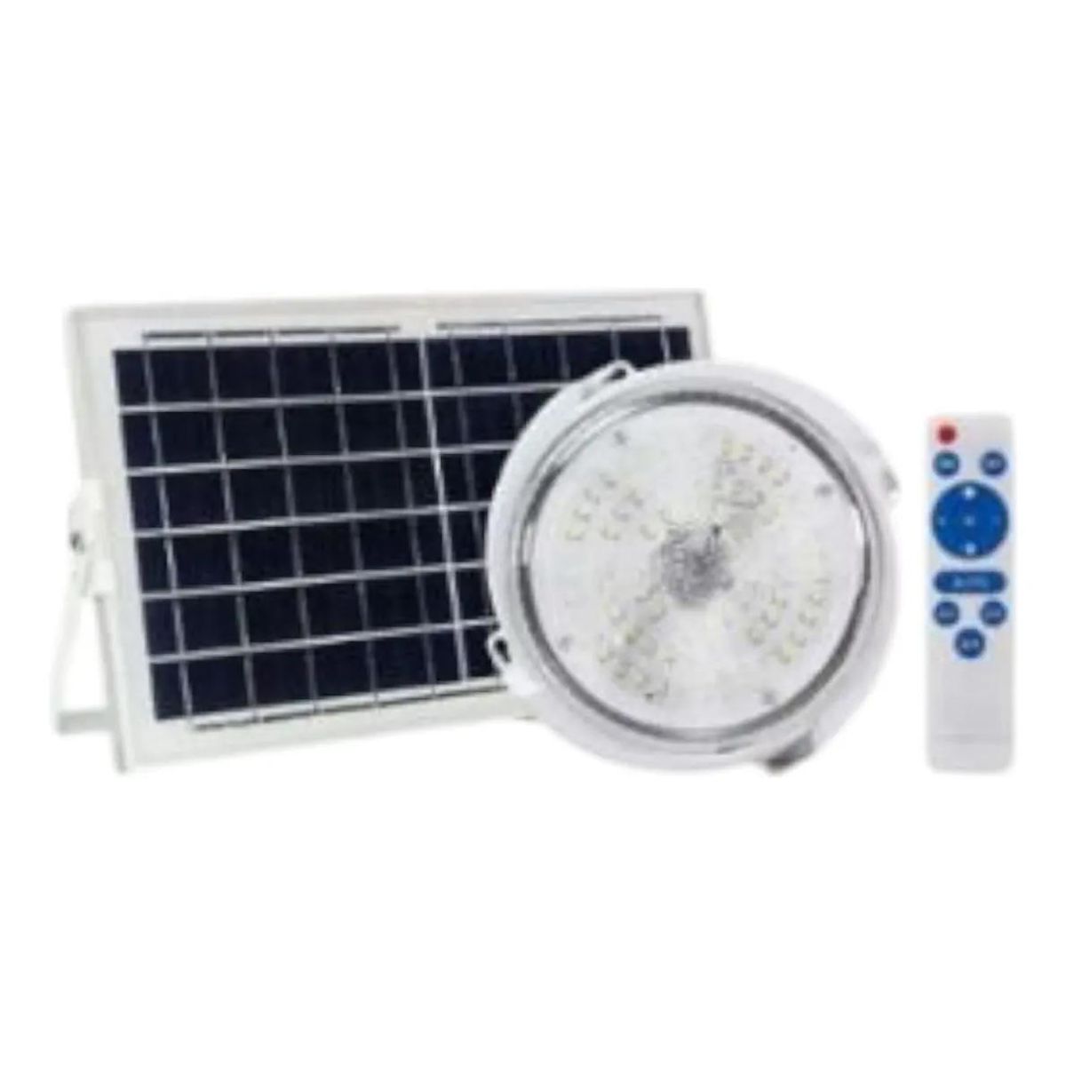 GENERICO - Foco solar interior 100W con panel y cable