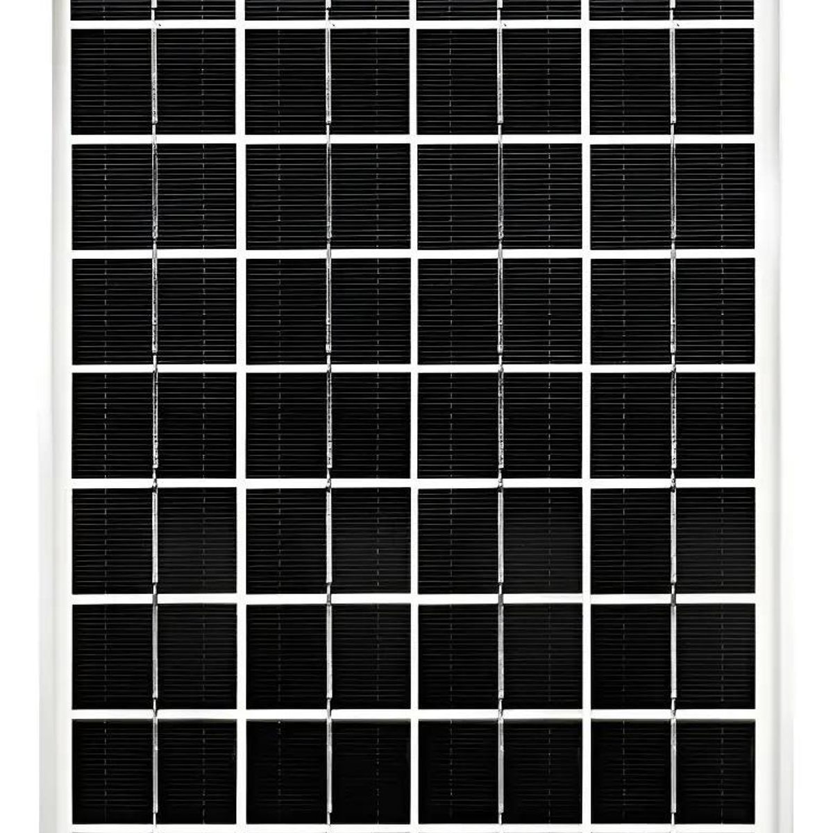 GENERICO - Panel Solar Monocristalino 12V 10W Negro